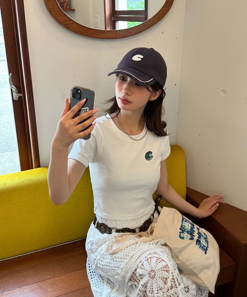 FOREVER 21（フォーエバー トゥエンティーワン）の「【Cafeコラボ】トートバッグ（トートバッグ・レディース・ホワイト/レッド・FREE）」の10枚目の写真