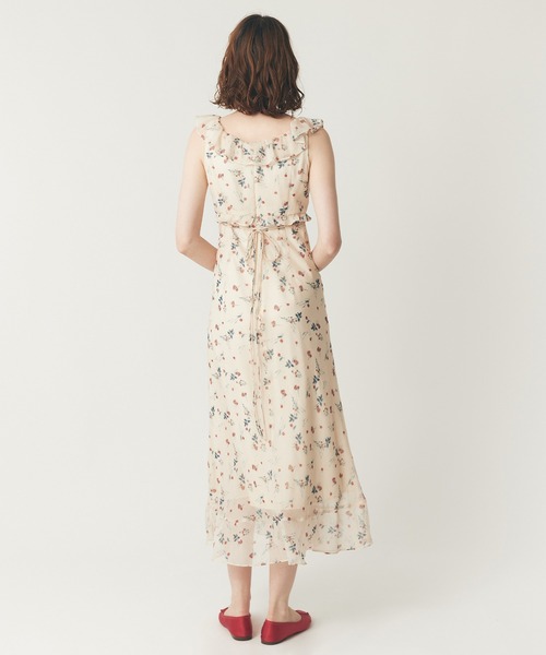 DEICY(デイシー)の「シアーシフォンフラワーワンピース(ワンピース・レディース・ピンク/アイボリー・1/0)」の8枚目の写真