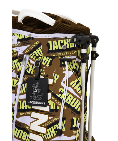 PEARLY GATES】パッケージ柄プリント スタンド式キャディバッグ