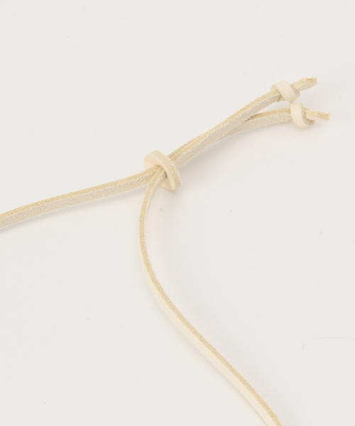 MOTO（モト）の「MOTORATORY×BEAMS PLUS / 別注 フェザーネックレス S（ネックレス・メンズ・オフホワイト/ナチュラル/ブラック・ONE SIZE）」の15枚目の写真