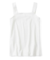 Live in comfort | リブ　イン　コンフォート　大人のマナーを守る　チラ見え防止の抗菌防臭カットソータンクトップ(タンクトップ)