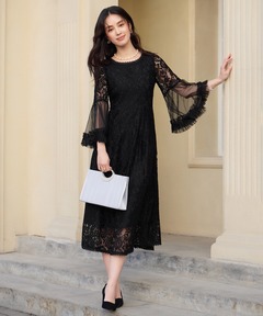 セール】フロントギャザーレースドレス（ドレス）｜SNIDEL（スナイデル