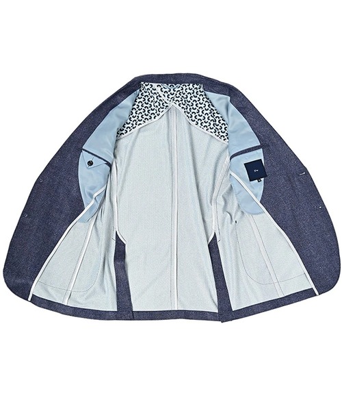 g-stage（ジーステージ）の「ストレッチテーラードジャケット ジャージ ドライ メッシュプリント（セットアップ・メンズ・ネイビー系/ブラウン系/ベージュ/ブラウン/サックスブルー系・44/46/48/50）」の20枚目の写真