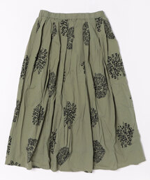 BAYBLO（ベイブロ）の「(BD)【BARNDOOR】コットンボイル ボタニカル ドット スカート（スカート）」