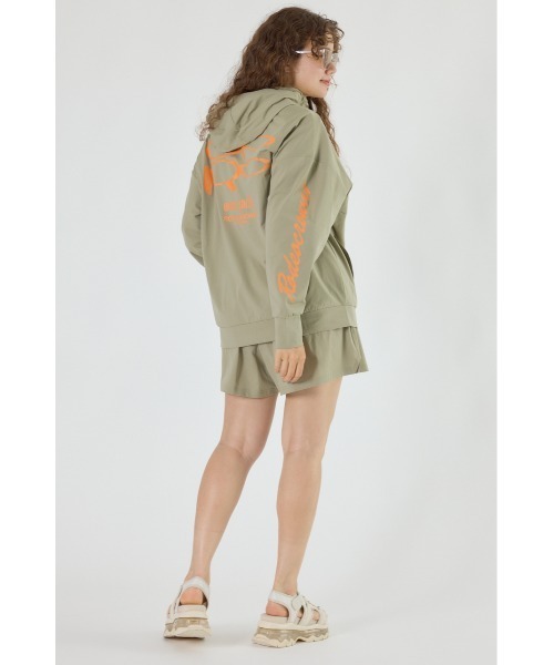 RODEO CROWNS WIDE BOWL（ロデオクラウンズワイドボウル）の「(OP)ラッシュガード ジップパーカー（パーカー・レディース・ライトカーキ/ブラック/オフホワイト/ブラック系その他・FREE）」の22枚目の写真