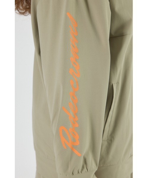 RODEO CROWNS WIDE BOWL（ロデオクラウンズワイドボウル）の「(OP)ラッシュガード ジップパーカー（パーカー・レディース・ライトカーキ/ブラック/オフホワイト/ブラック系その他・FREE）」の14枚目の写真