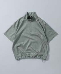 HARE | フェイクスウェードハーフZIPコードカット(HARE)(Tシャツ/カットソー)