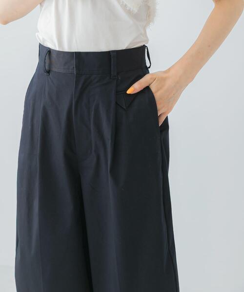 URBAN RESEARCH ROSSO WOMEN（アーバンリサーチ　ロッソ）の「ストレッチコクーンチノパンツ（その他パンツ・レディース・ベージュ系その他/ネイビー・36/38）」の12枚目の写真