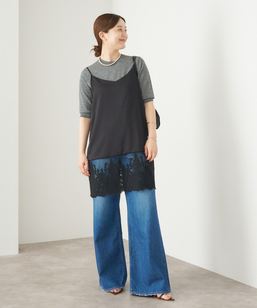 IENA（イエナ）の「Satinレース キャミソールワンピース（ワンピース