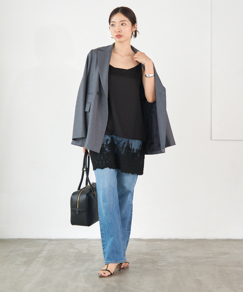 Satinレース キャミソールワンピース（ワンピース）｜IENA（イエナ）の