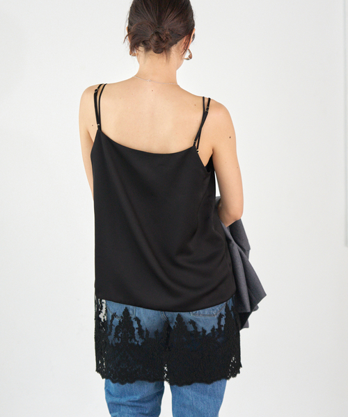 Satinレース キャミソールワンピース（ワンピース）｜IENA（イエナ）の