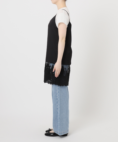 Satinレース キャミソールワンピース（ワンピース）｜IENA（イエナ）の