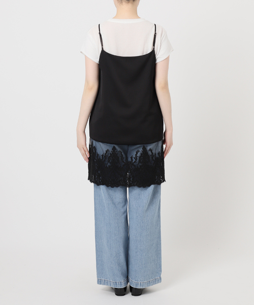 Satinレース キャミソールワンピース（ワンピース）｜IENA（イエナ）の