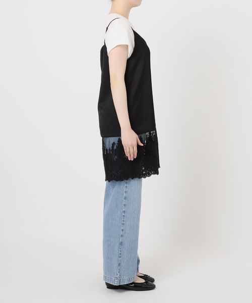 Satinレース キャミソールワンピース（ワンピース）｜IENA（イエナ）の