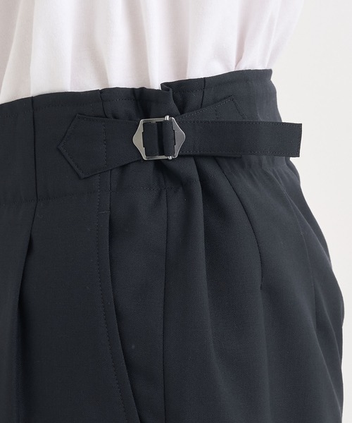 marka（マーカ）の「【marka/マーカ】別注TWO TUCK MILITARY TROUSERS（スラックス・メンズ・ダークグレー/ブラック・1/2）」の10枚目の写真