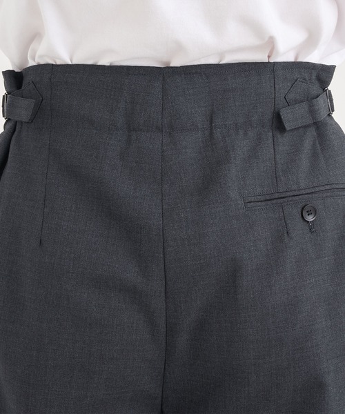 marka（マーカ）の「【marka/マーカ】別注TWO TUCK MILITARY TROUSERS（スラックス・メンズ・ダークグレー/ブラック・1/2）」の18枚目の写真