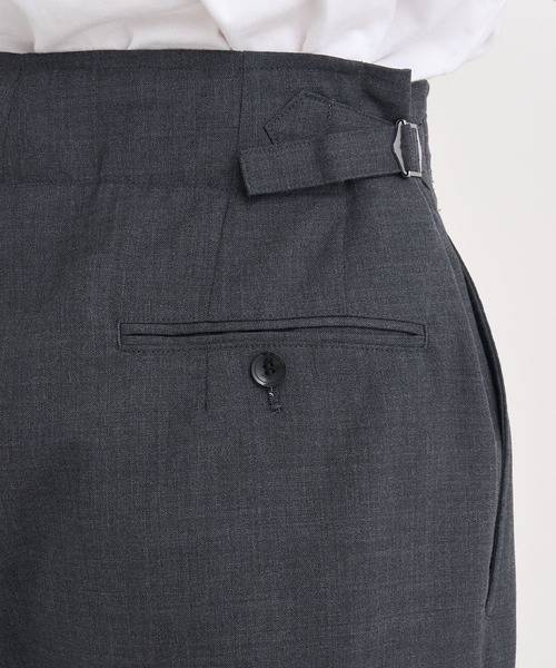 marka（マーカ）の「【marka/マーカ】別注TWO TUCK MILITARY TROUSERS（スラックス・メンズ・ダークグレー/ブラック・1/2）」の19枚目の写真