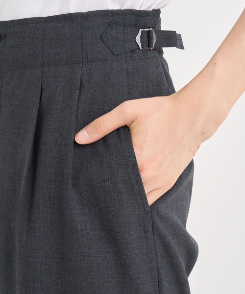 marka（マーカ）の「【marka/マーカ】別注TWO TUCK MILITARY TROUSERS（スラックス・メンズ・ダークグレー/ブラック・1/2）」の21枚目の写真