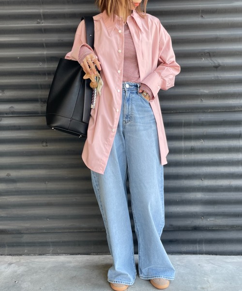 ＆MyuQ（アンドミューク）の「[&MyuQ/アンドミューク] 別注 JUNO バケツ型トートバッグ（ショルダーバッグ・レディース・ブラック×カーキ・F）」の4枚目の写真