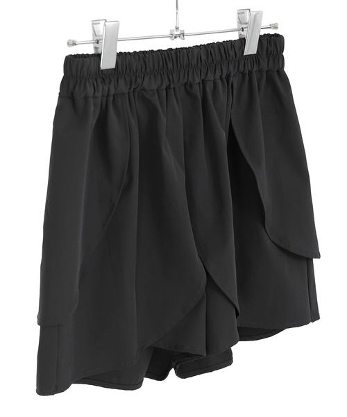 Fashion Letter（ファッションレター）の「水陸両用 フリルデザイン ラッシュガード ショートパンツ（ラッシュガード・レディース・ブラック・M）」の16枚目の写真