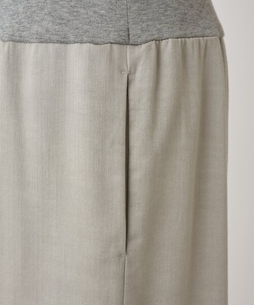 BEARDSLEY（ビアズリー）の「マルチウエストリブパンツ《6サイズ展開》（その他パンツ・レディース・ライトグレー/インディゴブルー/ベージュ/ブラック・1/2/0/TM/3/PM）」の20枚目の写真