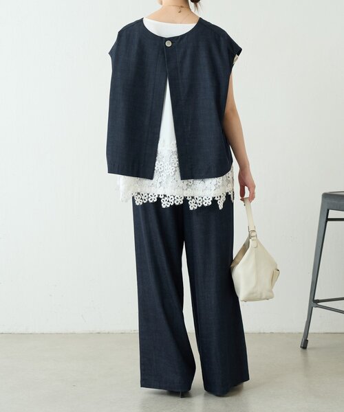 マルチウエストリブパンツ《6サイズ展開》（その他パンツ）｜BEARDSLEY