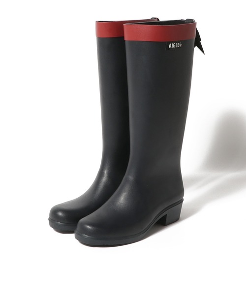 AIGLE(エーグル)の「AIGLE / ミリカ ラバーブーツ(ブーツ・レディース・ネイビー/ブラック・37/38/36)」の6枚目の写真