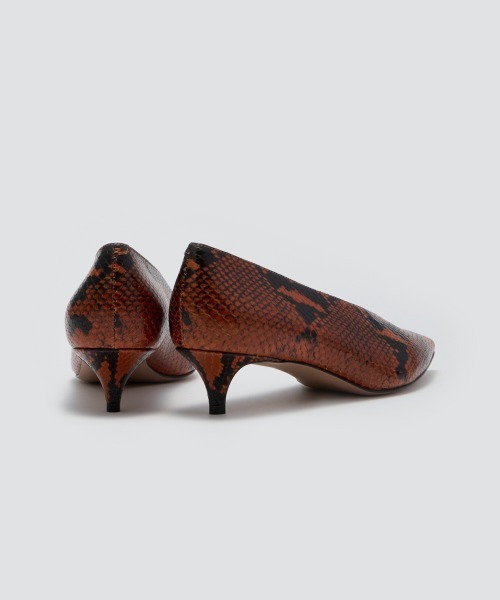 PELLICO（ペリーコ）の「ANIMA パンプス 3.5cm PYTHON ORANGE（パンプス・レディース・パイソン・38/37.5/37/36.5/35/36/35.5）」の4枚目の写真