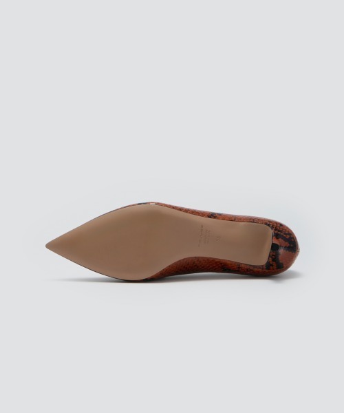 PELLICO（ペリーコ）の「ANIMA パンプス 3.5cm PYTHON ORANGE（パンプス・レディース・パイソン・38/37.5/37/36.5/35/36/35.5）」の2枚目の写真