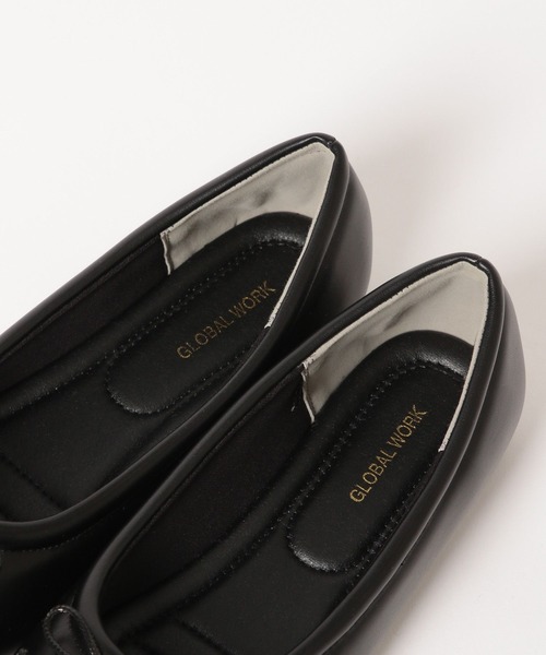 GLOBAL WORK(グローバルワーク)の「レインバレエ/417724(バレエシューズ・レディース・シルバー/ブラック系その他/ブラック・LARGE/MEDIUM)」の8枚目の写真