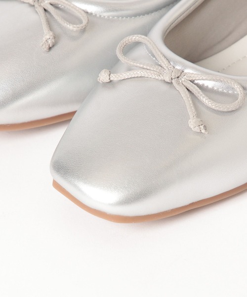 GLOBAL WORK(グローバルワーク)の「レインバレエ/417724(バレエシューズ・レディース・シルバー/ブラック系その他/ブラック・LARGE/MEDIUM)」の13枚目の写真