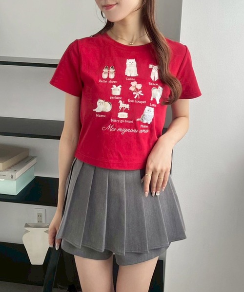 one after another NICE CLAUP(ワンアフターアナザーナイスクラップ)の「レイヤードプリーツスカパン(その他パンツ・レディース・モカ/杢グレー/ブラック/アイボリー・MEDIUM/SMALL)」の22枚目の写真