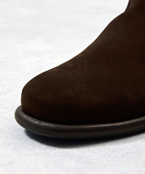 EARLE(アール)の「EARLE アール / Ex.Back zip short boots 別注スエードバックジップブーツ / ER2202-A(ブーツ・メンズ・ダークブラウン・40/41/42/43)」の7枚目の写真