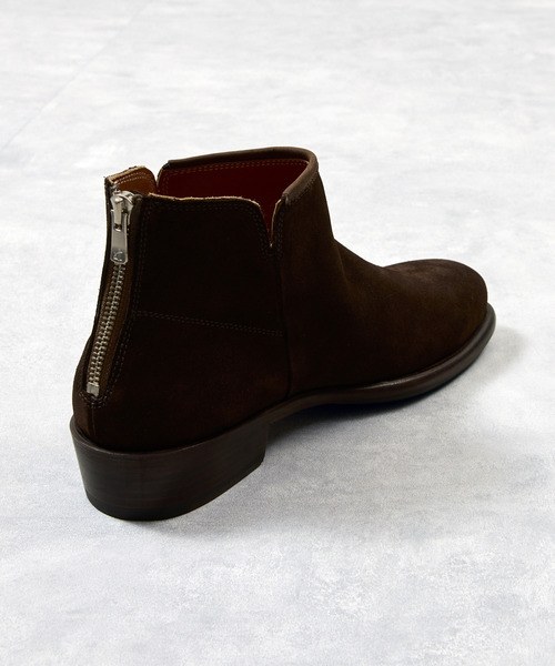 EARLE(アール)の「EARLE アール / Ex.Back zip short boots 別注スエードバックジップブーツ / ER2202-A(ブーツ・メンズ・ダークブラウン・40/41/42/43)」の13枚目の写真