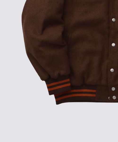 FIDELITY（フィデリティ）の「[FIDELITY X SKOOKUM] WOOL STUDIAM JACKT / ウールスタジャン（スタジャン・メンズ・ブラック/ブラウン/チャコール・MEDIUM/LARGE）」の18枚目の写真