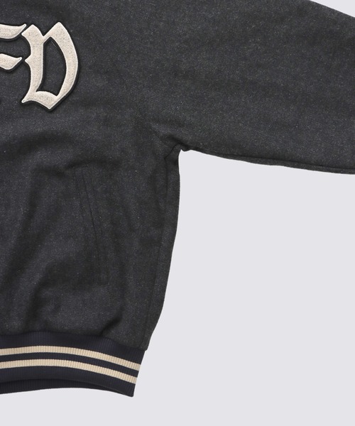 FIDELITY（フィデリティ）の「[FIDELITY X SKOOKUM] WOOL STUDIAM JACKT / ウールスタジャン（スタジャン・メンズ・ブラック/ブラウン/チャコール・MEDIUM/LARGE）」の5枚目の写真