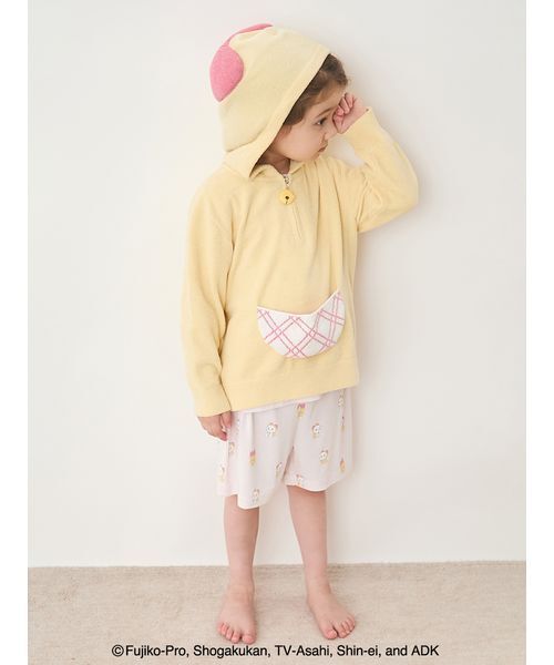 GELATO PIQUE クマ刺繍ルームウェアセット　ピンク クマプリントルームウェアセット ピンクジェラピケ - メルカリ