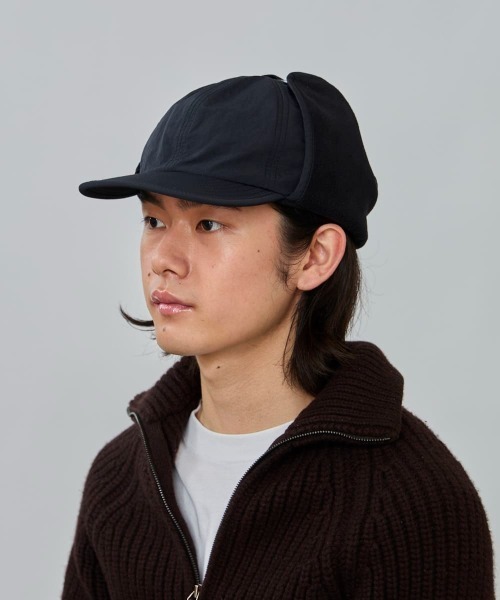 OVERRIDE（オーバーライド）の「OVERRIDE  DWR DOG EAR 6P CAP / オーバーライド（キャップ・メンズ・ブラック/ダークグリーン/ブラウン・59cm）」の2枚目の写真