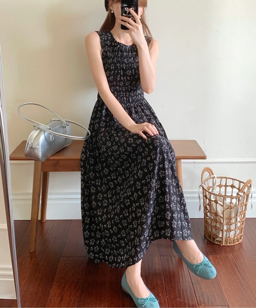 美品✦BRIEFING ノースリーブワンピース✦M BAB ワンピース 「S・Mサイズ展開」パネル刺繍ノースリ