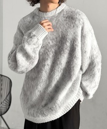 Classical Origin(NVJIW)́yClassical Originzu܂ŖѕzBvwACNVM[fރI[o[TCYN[lbNZ[^[^Mohair-Like Shaggy Knit Crew Neck Sweater(jbg/Z[^[)