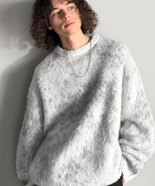 Bottle Neck Mohair KNIT モヘア　ニット ROTTWEILER (ロットワイラー) R9 MOHAIR KNIT (モヘアクルーネック