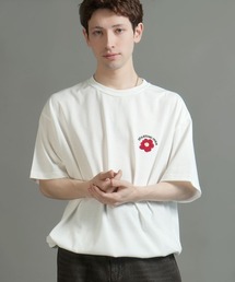 Starting Over（スターティングオーバー）の「【Starting Over/スターティングオーバー】ONE POINT LOGO EMBROIDERY DRAW CODE T-SHIRT / ワンポイント ロゴ刺繍 ドローコード デザイン クルーネック 半袖 Tシャツ（Tシャツ/カットソー）」
