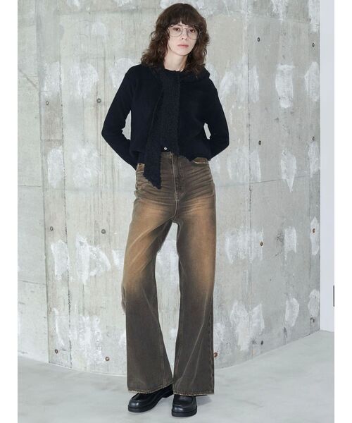 VEQUM（VEQUM）の「【VEQUM】MOLE KNIT CARDIGUAN（カーディガン/ボレロ・レディース・グレー/ブラウン/ブラック・FREE）」の11枚目の写真