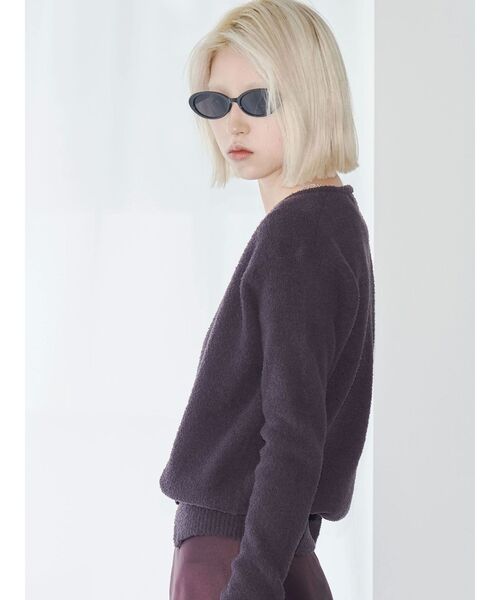 VEQUM（VEQUM）の「【VEQUM】MOLE KNIT CARDIGUAN（カーディガン/ボレロ・レディース・グレー/ブラウン/ブラック・FREE）」の15枚目の写真