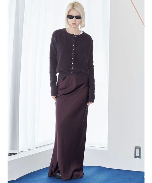 VEQUM（VEQUM）の「【VEQUM】MOLE KNIT CARDIGUAN（カーディガン/ボレロ・レディース・グレー/ブラウン/ブラック・FREE）」の17枚目の写真