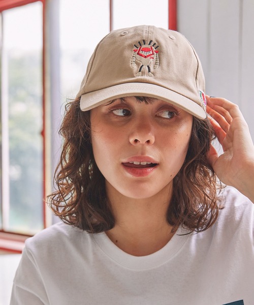 エヴァンゲリオン ロゴ刺繍キャップ フルーツオブザルーム FRUIT OF THE LOOM FTL×EVA ぷちえう゛ぁ