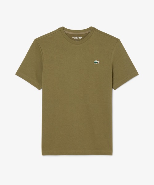 LACOSTE（ラコステ）の「フェイドエフェクトワニロゴバックプリントウルトラドライTシャツ（Tシャツ/カットソー・メンズ・ブラック/オリーブ/ブルー/オフホワイト・4/3/5）」の8枚目の写真