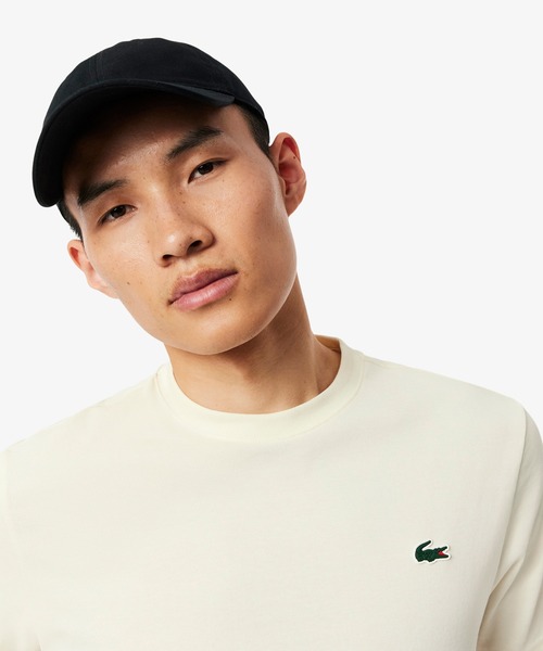 LACOSTE（ラコステ）の「フェイドエフェクトワニロゴバックプリントウルトラドライTシャツ（Tシャツ/カットソー・メンズ・ブラック/オリーブ/ブルー/オフホワイト・4/3/5）」の14枚目の写真