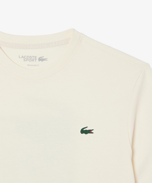 LACOSTE（ラコステ）の「フェイドエフェクトワニロゴバックプリントウルトラドライTシャツ（Tシャツ/カットソー・メンズ・ブラック/オリーブ/ブルー/オフホワイト・4/3/5）」の18枚目の写真