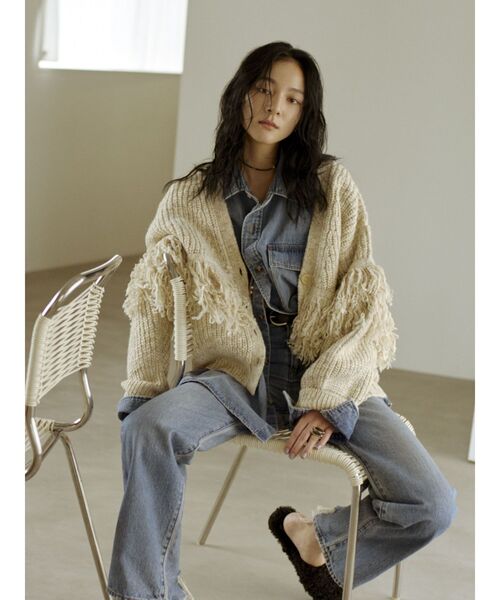 Ungrid（アングリッド）の「デニムルーズシャツ（シャツ/ブラウス・レディース・インディゴブルー/ブルー・FREE）」の11枚目の写真